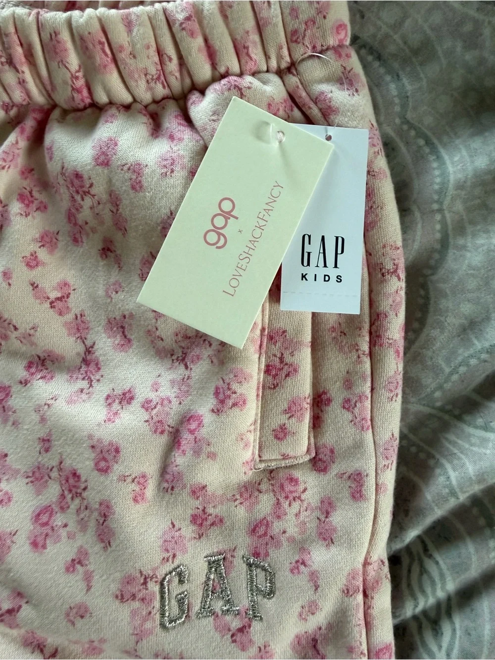 GAP Kids X LoveShackFancy sweatpants
